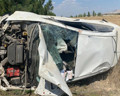 Afyonkarahisar'da otomobil devrildi: 8 kişi yaralandı