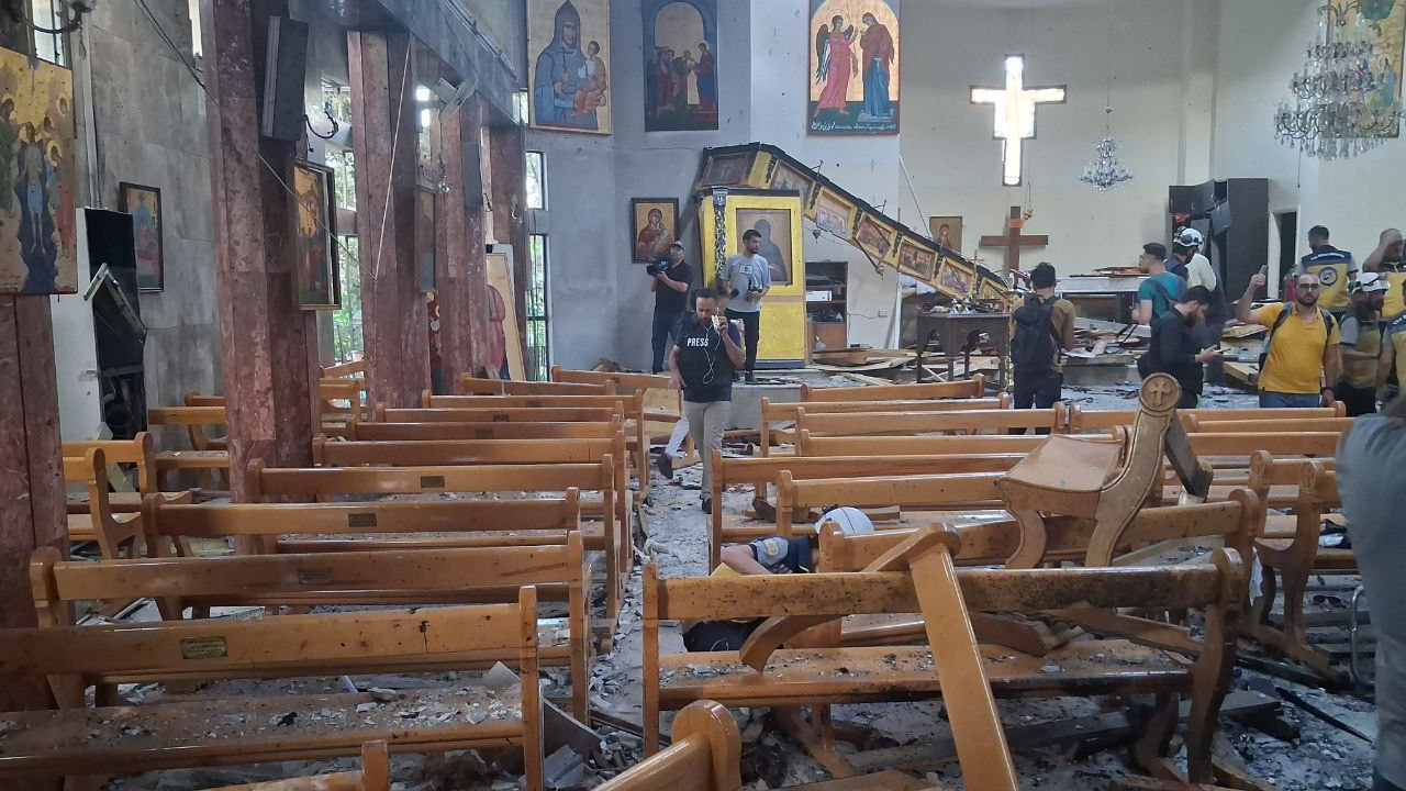 Şam’da kiliseye bombalı saldırı: 13 ölü, 53 yaralı