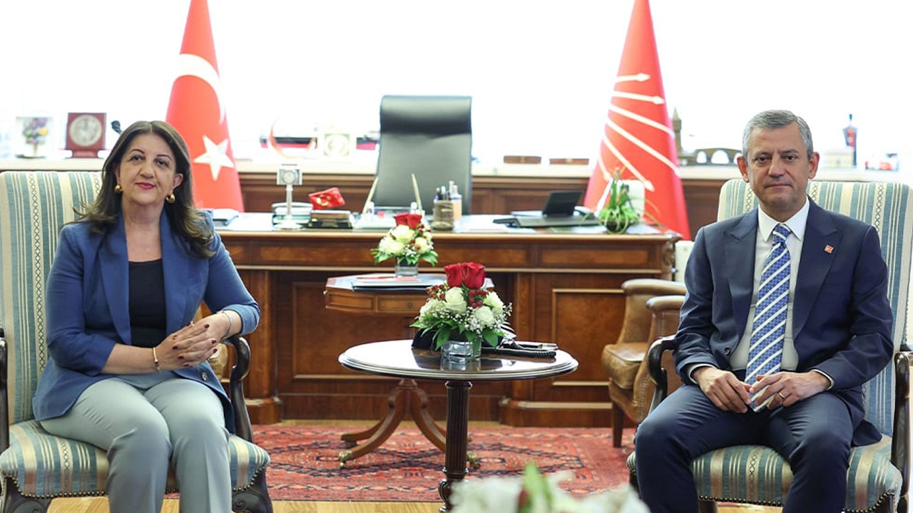 DEM Parti Özgür Özel'i ziyaret etti! 'Özel, barış sürecine desteğini sürdürecek'