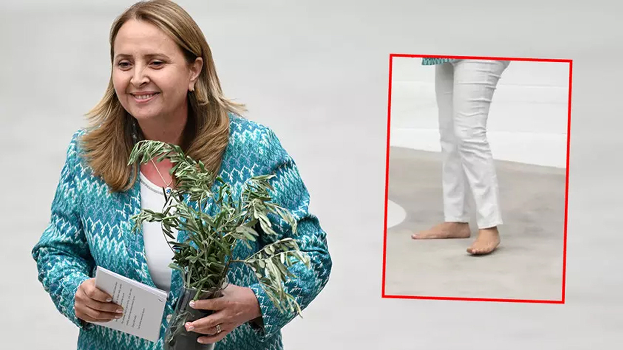 CHP’li vekil Semra Dinçer kürsüye çıplak ayakla çıktı! Sebebine bakın...