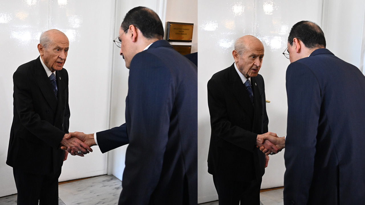MİT Başkanı İbrahim Kalın'dan Devlet Bahçeli'ye "Terörsüz Türkiye" ziyareti