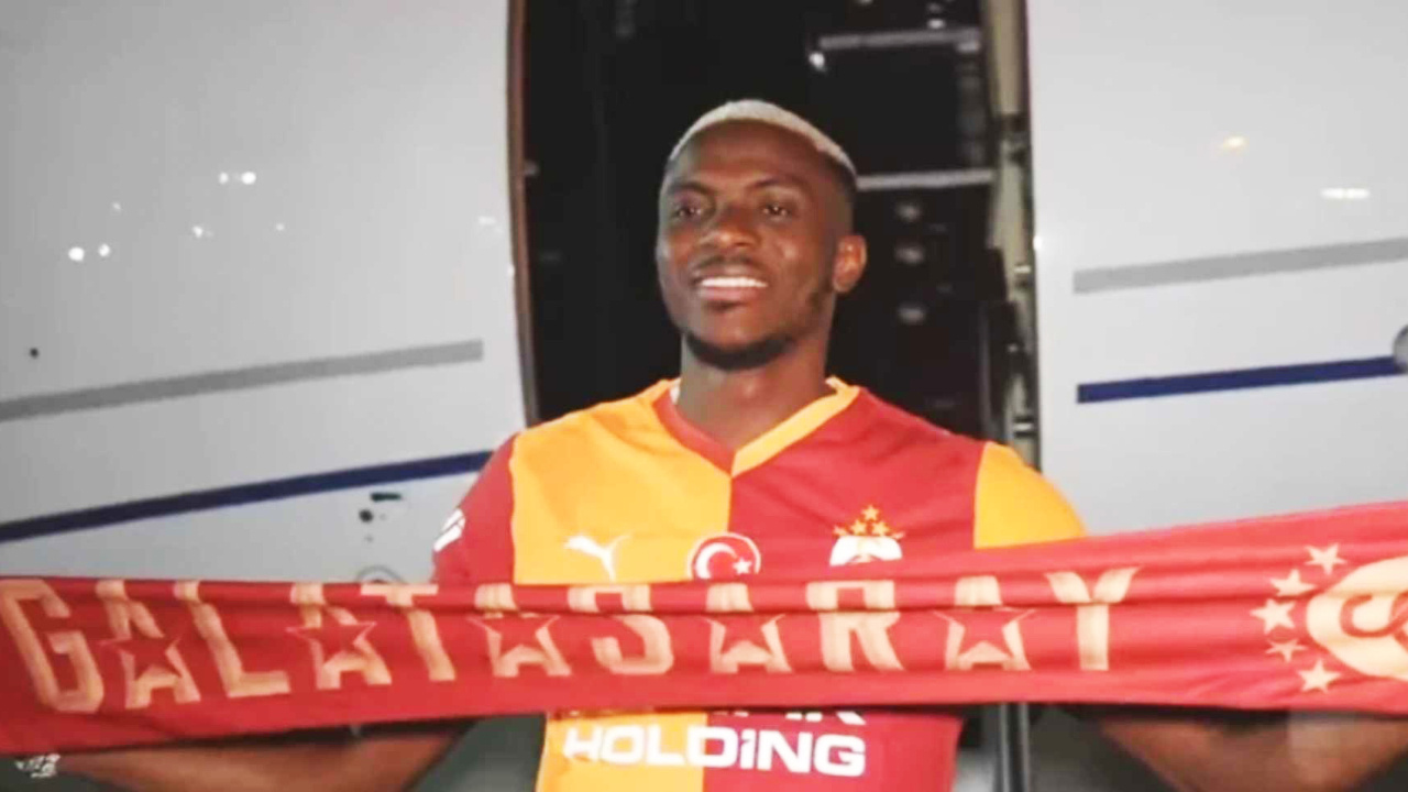 Galatasaray'ın yıldızı Victor Osimhen İstanbul'da!