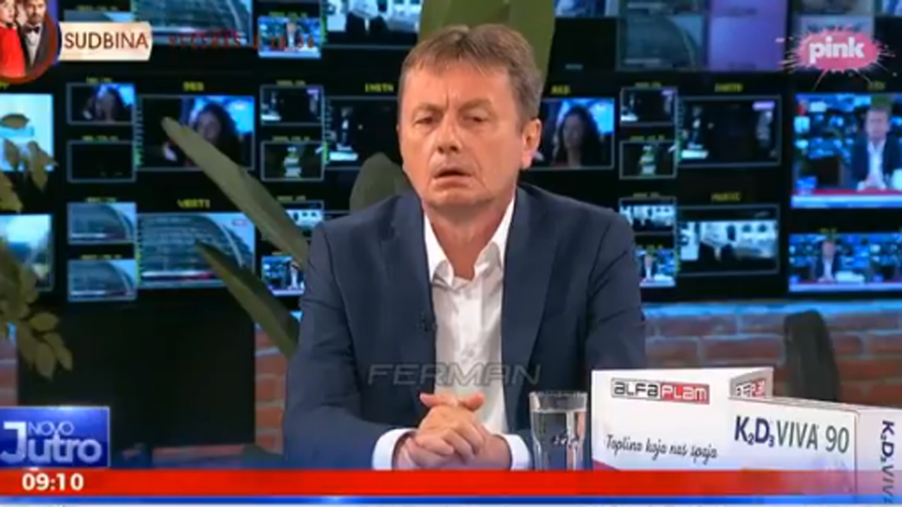 Sırp Bakan Glisic, TV canlı yayınında beyin kanaması geçirdi