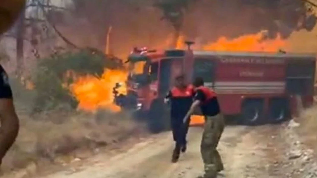 Çanakkale orman yangında ölüm kapanı oluştu : Eyvah bırak kaç kaç!