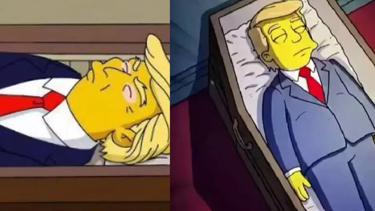 Simpsonlar, Trump'ın ölüm tarihini açıkladı! Nasıl öleceği bile belli