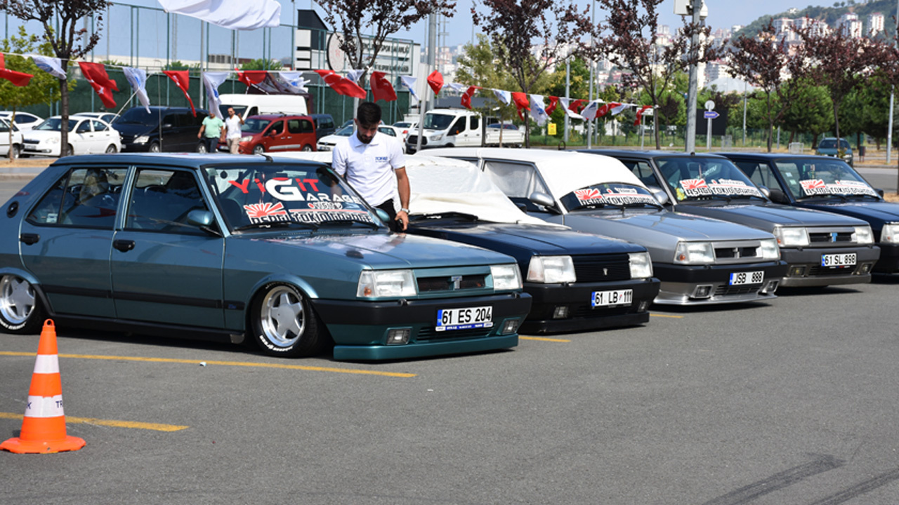 Milyonluk modifiye araçlar Trabzon'da festivalde buluştu