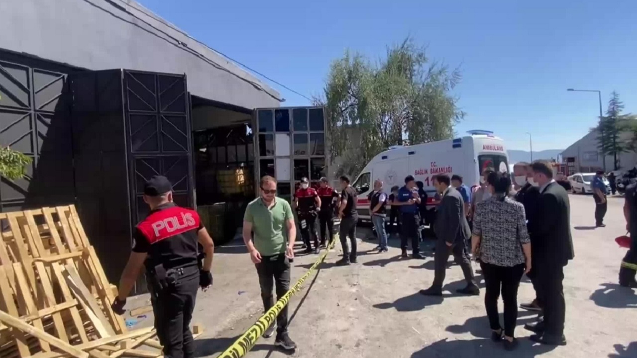 Çorum'da atık yağ tankına düşen anne ile oğlu hayatını kaybetti