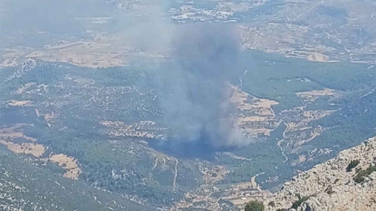 Muğla'da panik! Seydikemer ilçesinde ormanlık alanda yangın çıktı