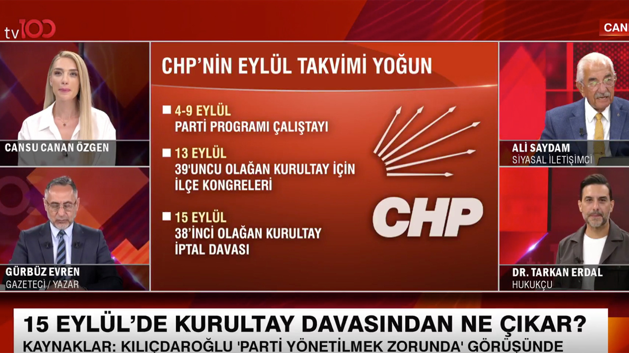 TV100 canlı yayınındayken gazeteciye Kemal Kılıçdaroğlu'ndan gelen mesaj
