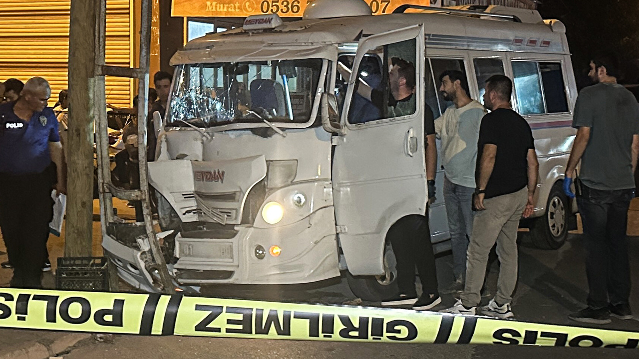 Adana'da dolmuş şoförüne kanlı pusu! Seyir halindeyken ateş açıldı