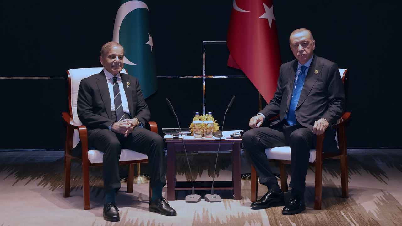 Cumhurbaşkanı Erdoğan, Pakistan Başbakanı Şerif'i kabul etti