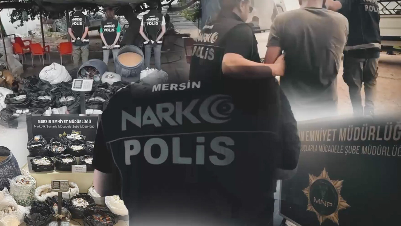 Mersin'deki operasyonlarda 3 milyon 542 bin uyuşturucu hap ele geçirildi, 8 zanlı yakalandı