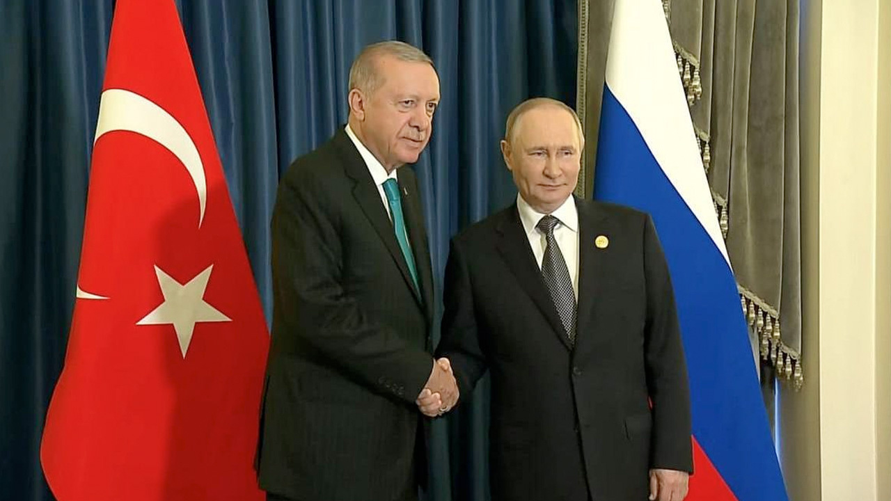 Cumhurbaşkanı Erdoğan Rusya Devlet Başkanı Putin ile Çin'de görüştü