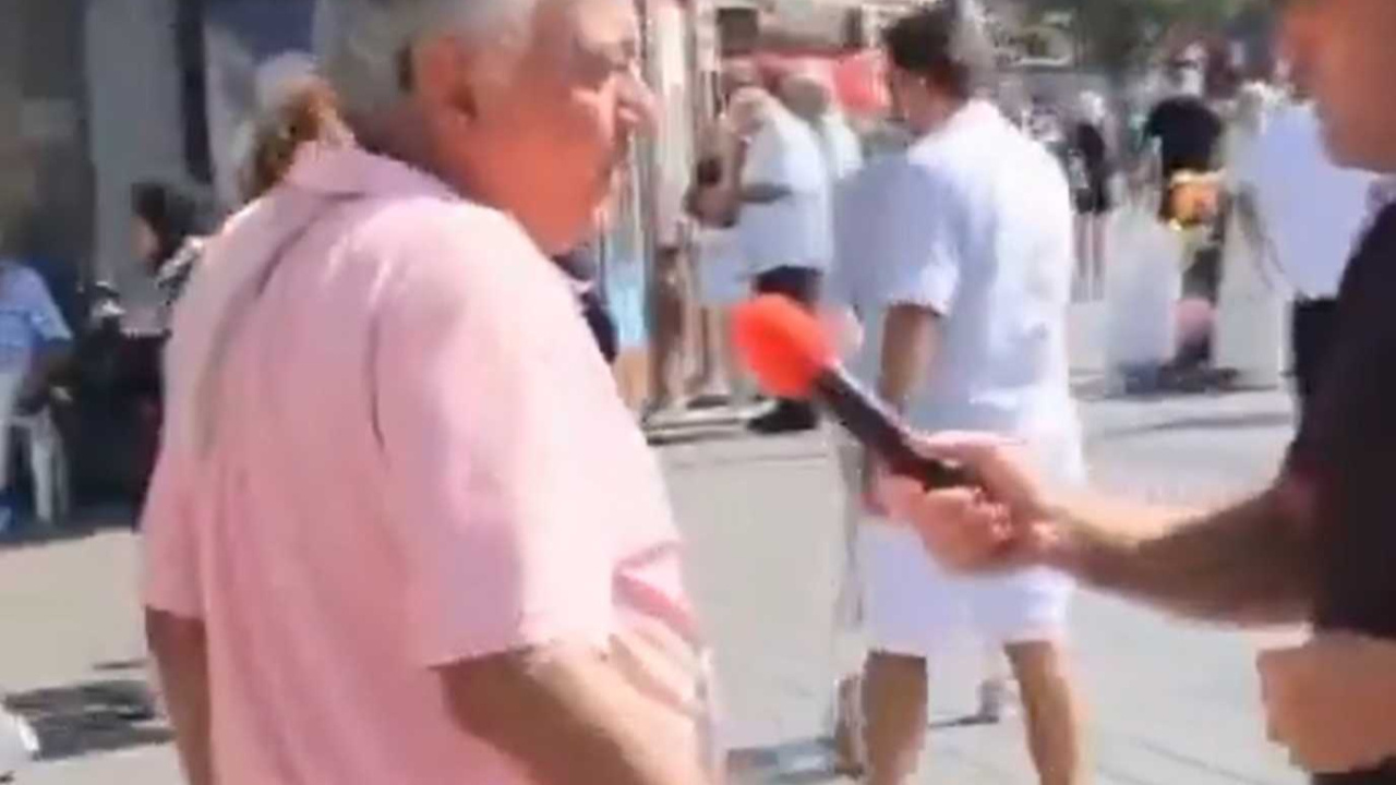 Sokak röportajında muhalif adamın söylediklerini karısı yalanladı! Bakın yalancı muhalif ne yaptı...