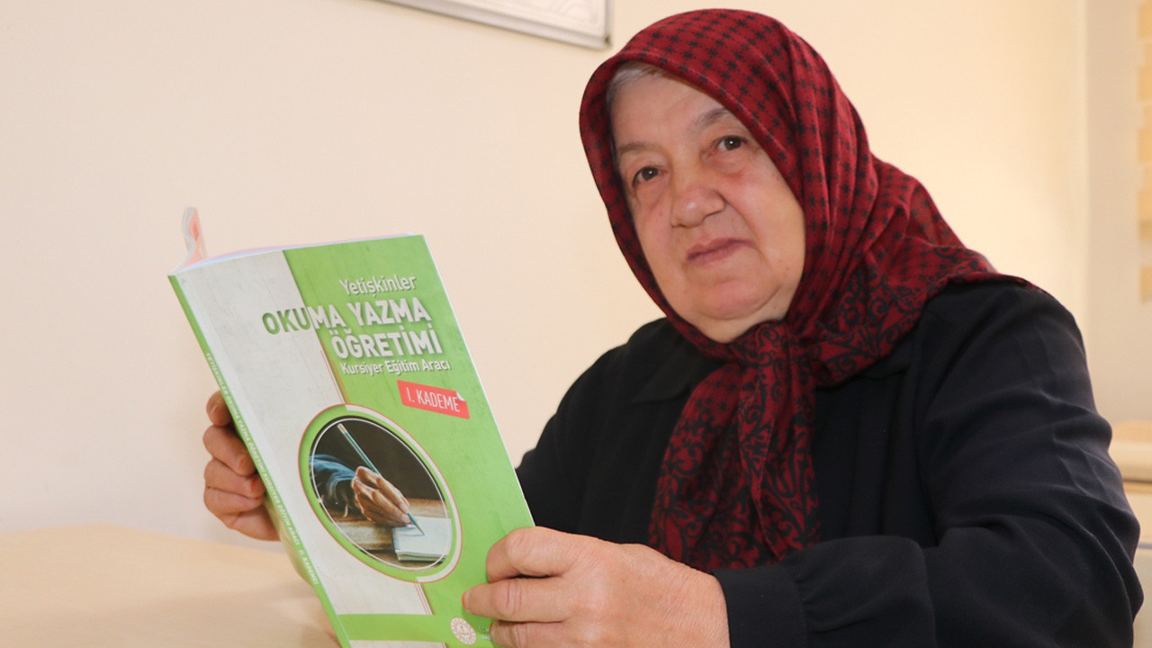 66'sında okuma yazmayı öğrendi Erzurumlu Refika Yılmaz hedef büyüttü