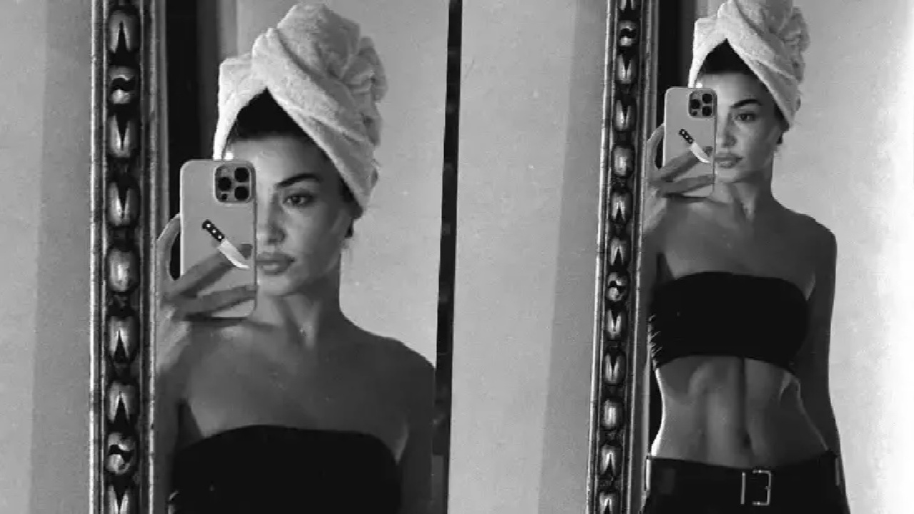 Hande Erçel sosyal medyaya öyle bir dönüş yaptı ki... Banyo pozu olay
