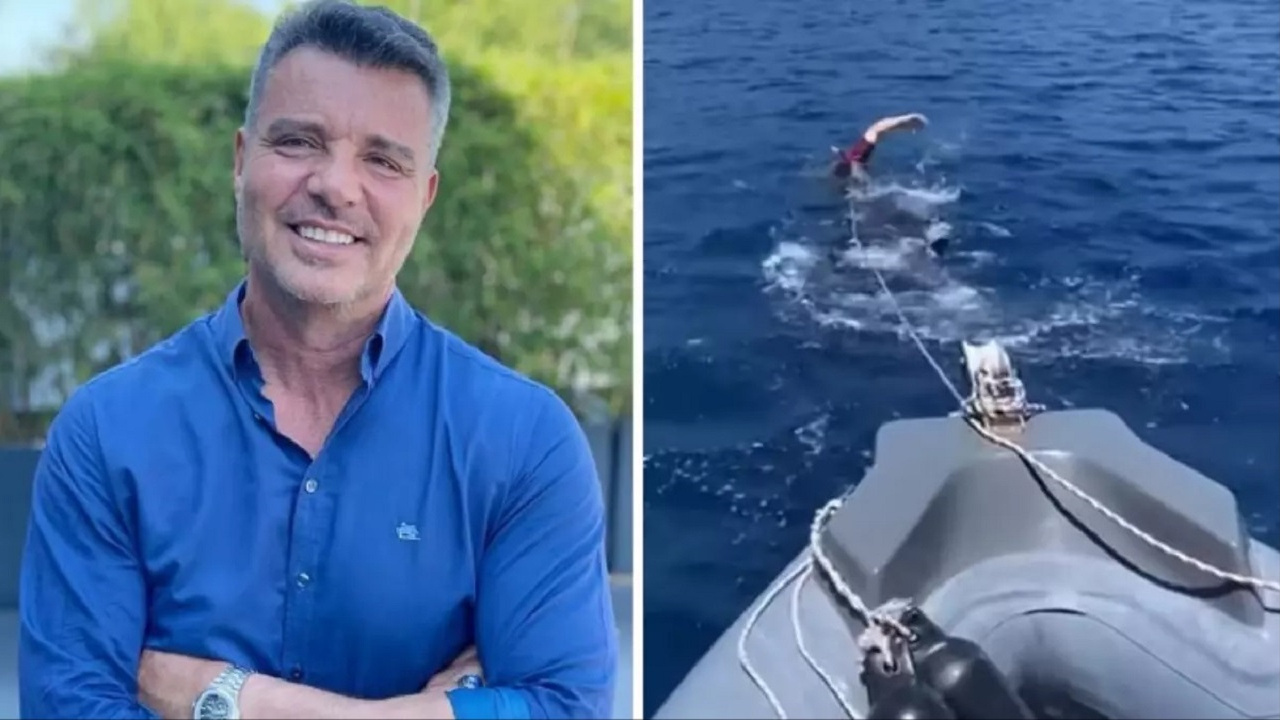 Seçim zaferi sonrası Sadettin Saran bu görüntüler ile gündemde! Botunu karaya nasıl çektiğine bakın...