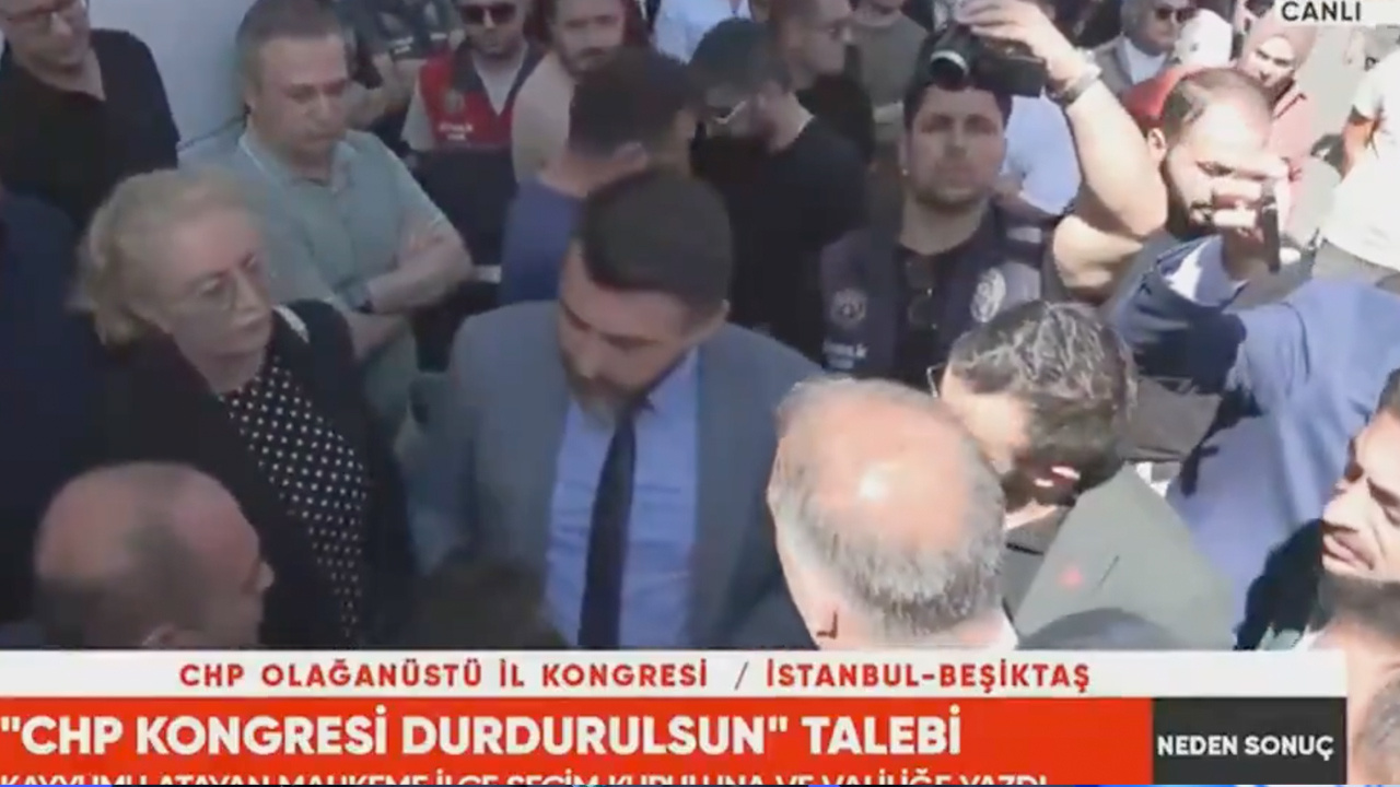 CHP İstanbul İl Kongresi'ne icra heyeti geldi: Kongreyi durdurun