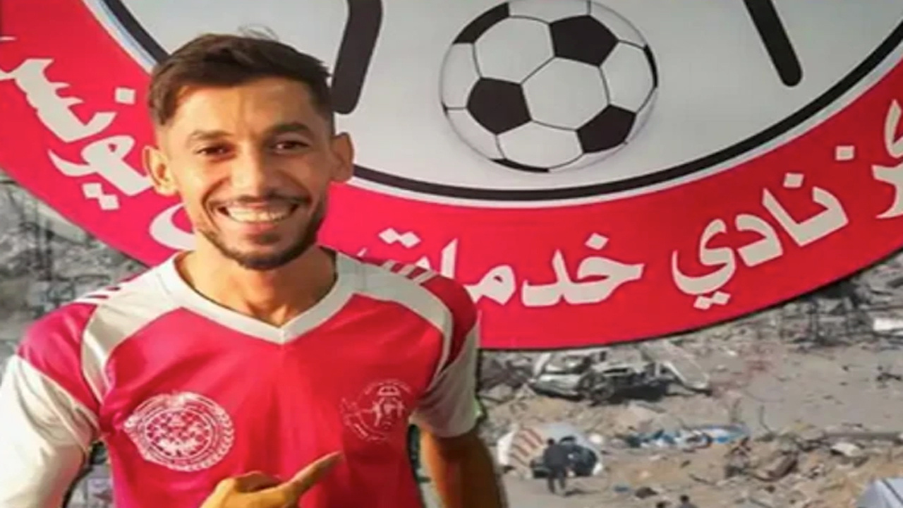 Filistinli futbolcu, İsrail'in Gazze'de yardım beklerken şehit düştü!