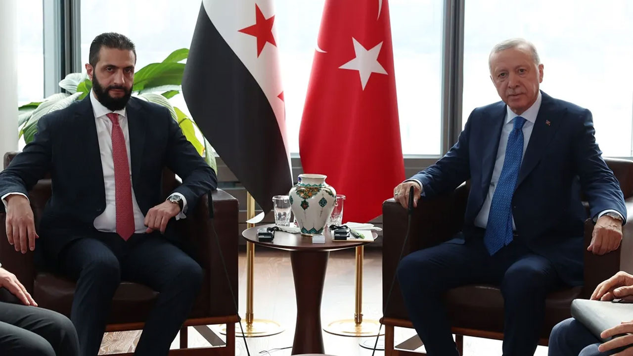 Cumhurbaşkanı Erdoğan, Ahmed Şara ile görüştü