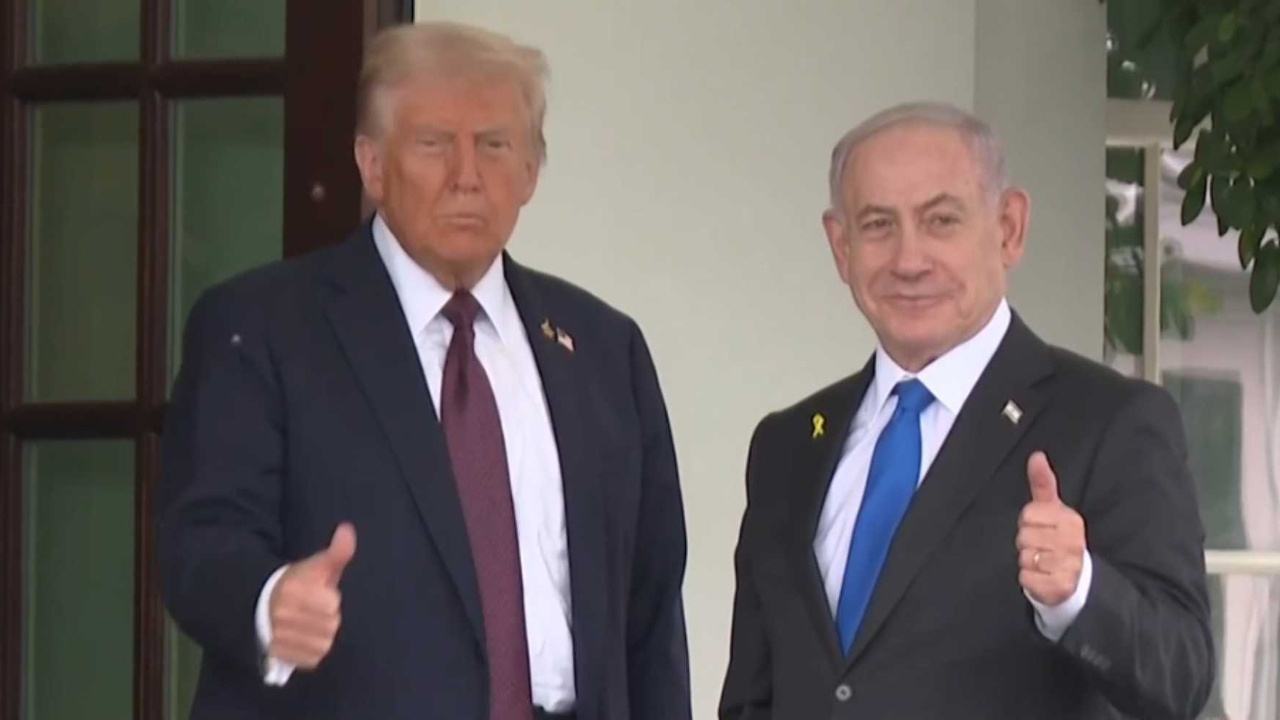 Beyaz Saray'da kritik zirve! Trump, Netanyahu'yu ağırladı