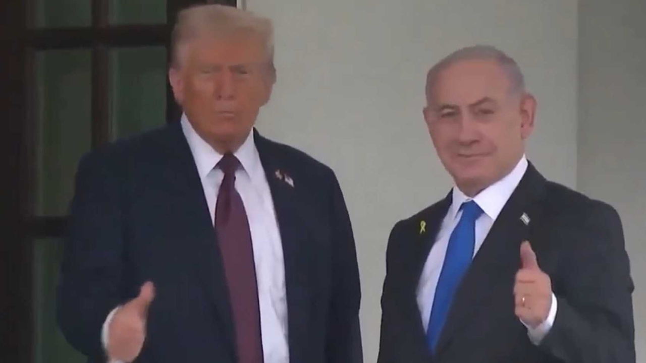 Beyaz Saray'da kritik zirve! Trump-Netanyahu görüşmesi başladı