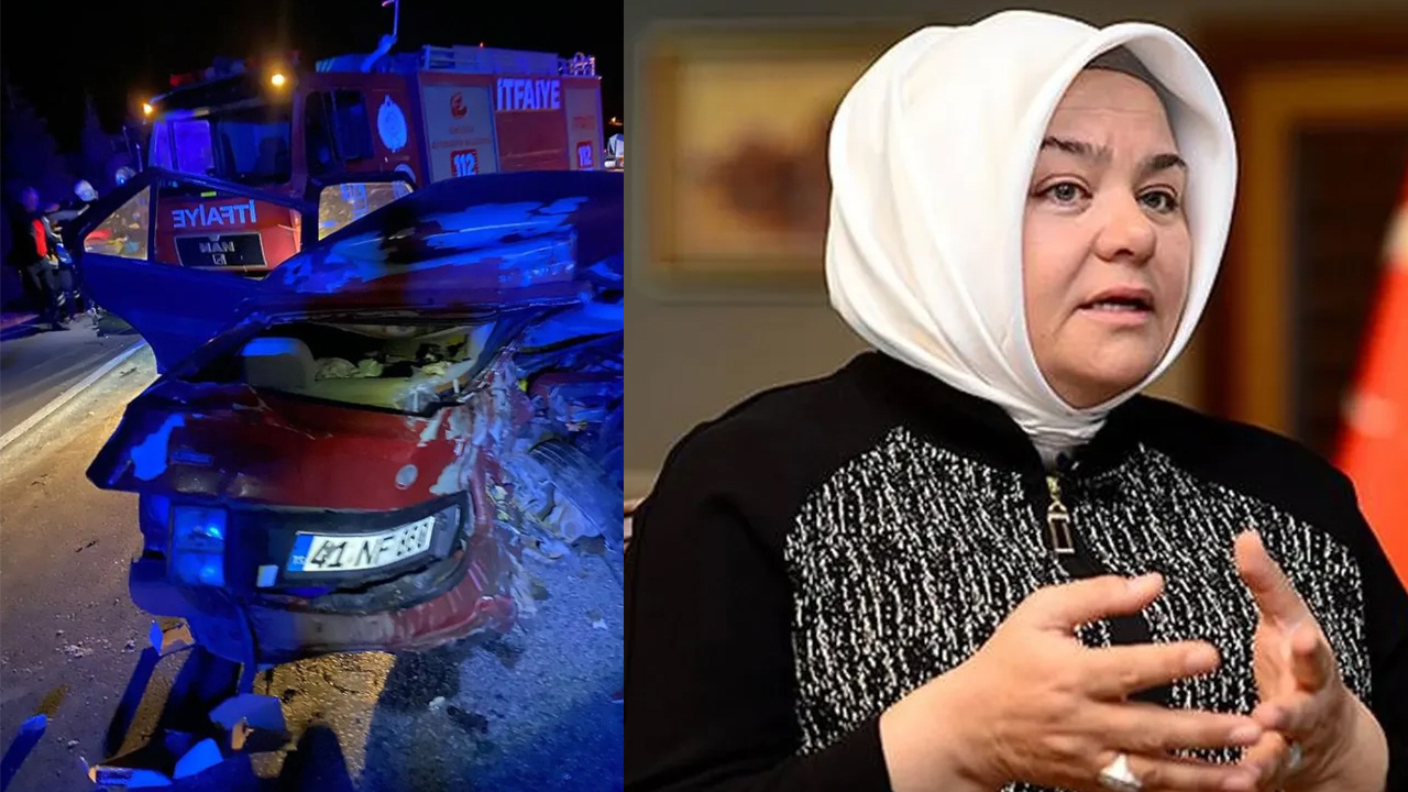 AK Parti Milletvekili Ayşen Gürcan trafik kazası geçirdi