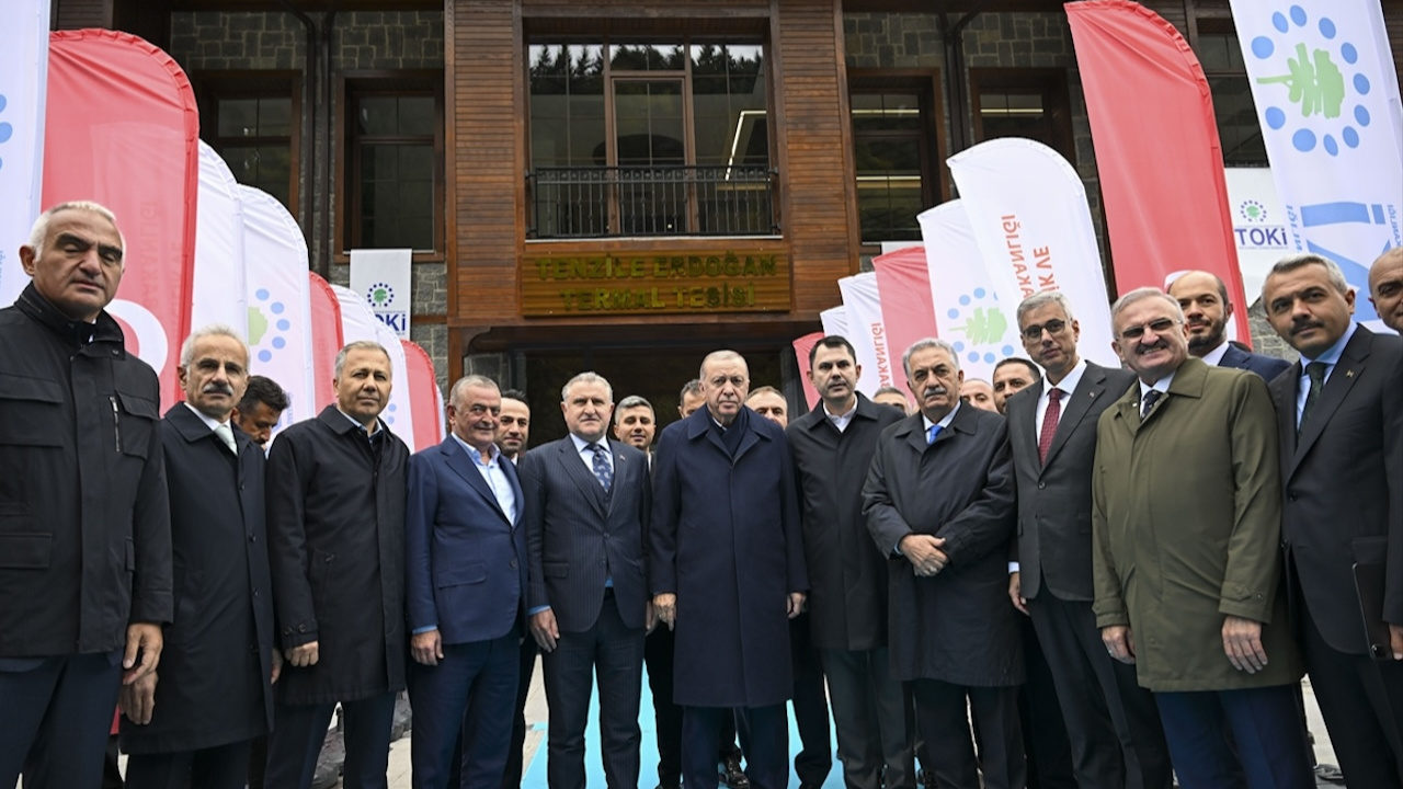Cumhurbaşkanı Erdoğan Ayder Yaylası'nda incelemelerde bulundu