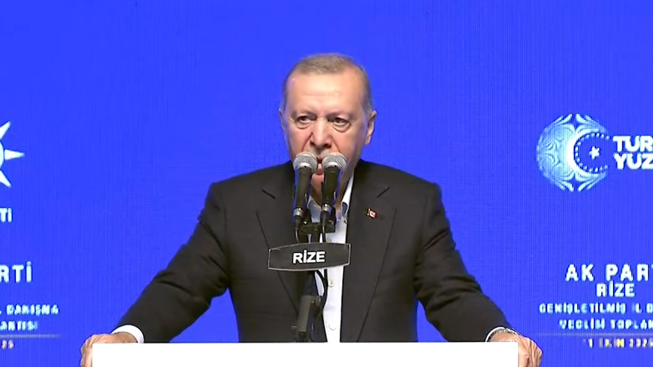 Erdoğan'ın "Reis bizi Gazze'ye götür" sloganlarına verdiği yanıt salonu coşturdu