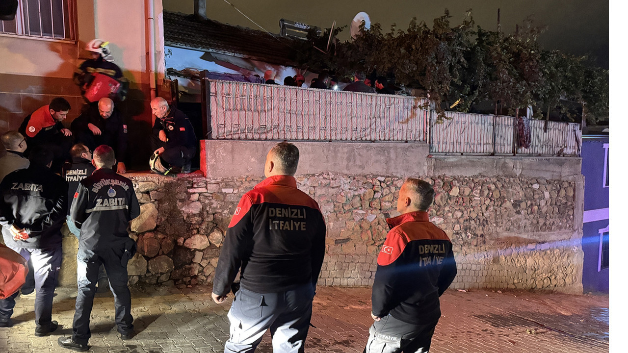 Düğün hazırlığı yapılan evin tavanı çöktü