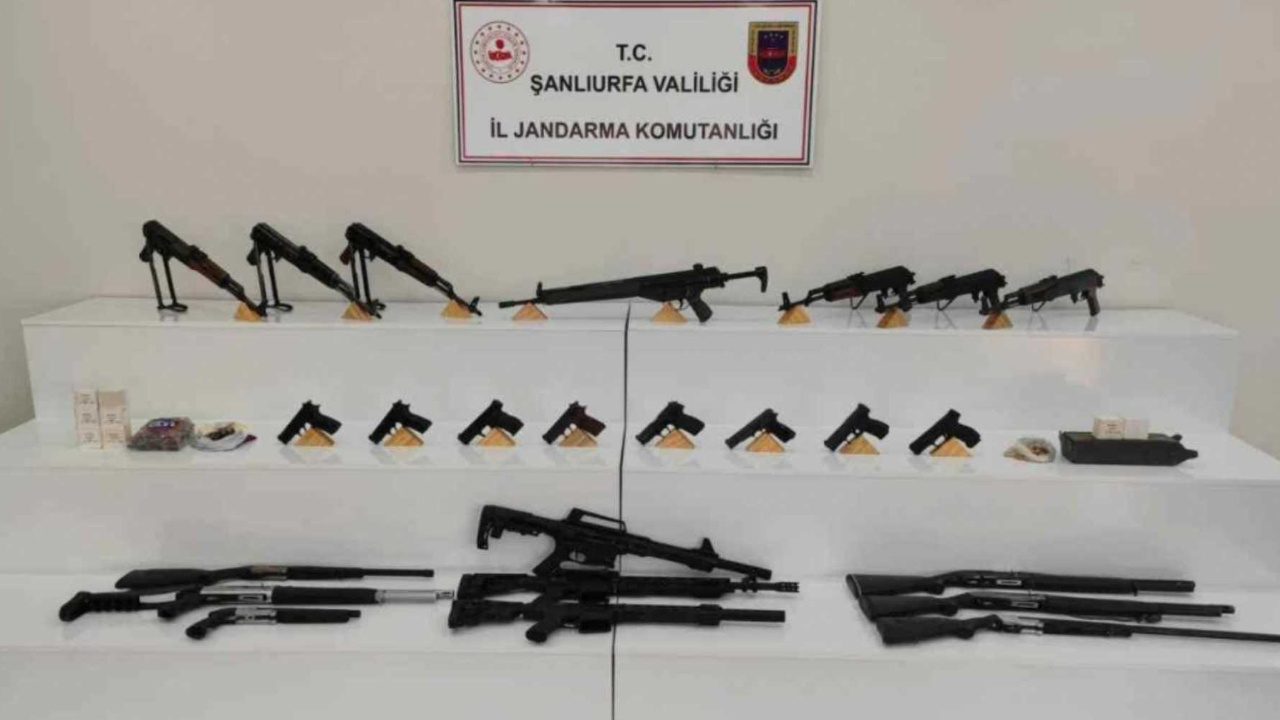 Şanlıurfa’da uyuşturucu ve silah operasyonu: 12 kişi yakalandı