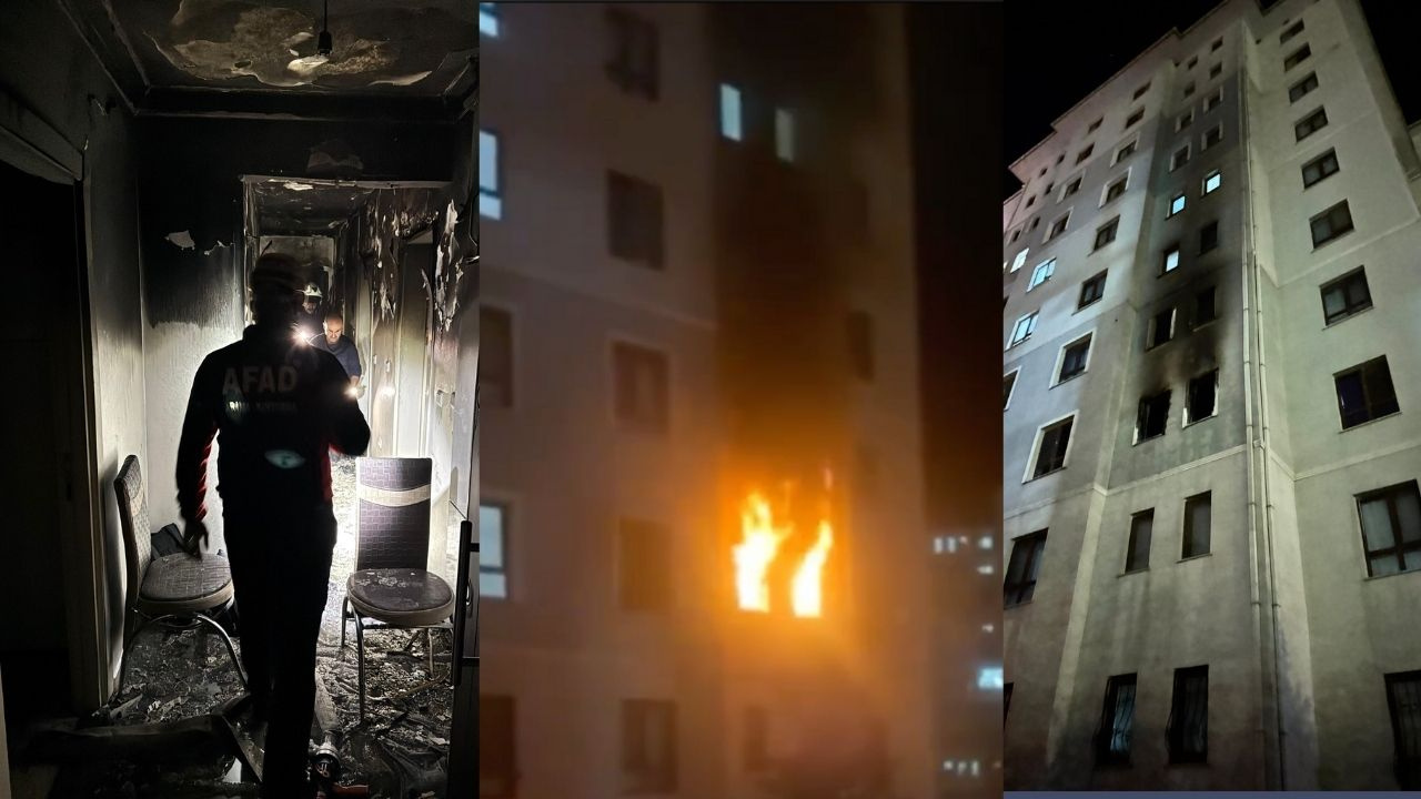 Yatağa bağımlı yaşlı adam, yangında hayatını kaybetti