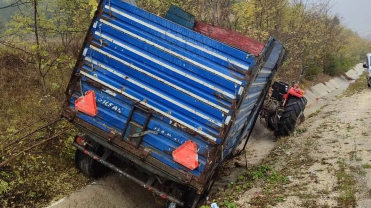 Kastamonu'da traktörden düşen sürücü öldü