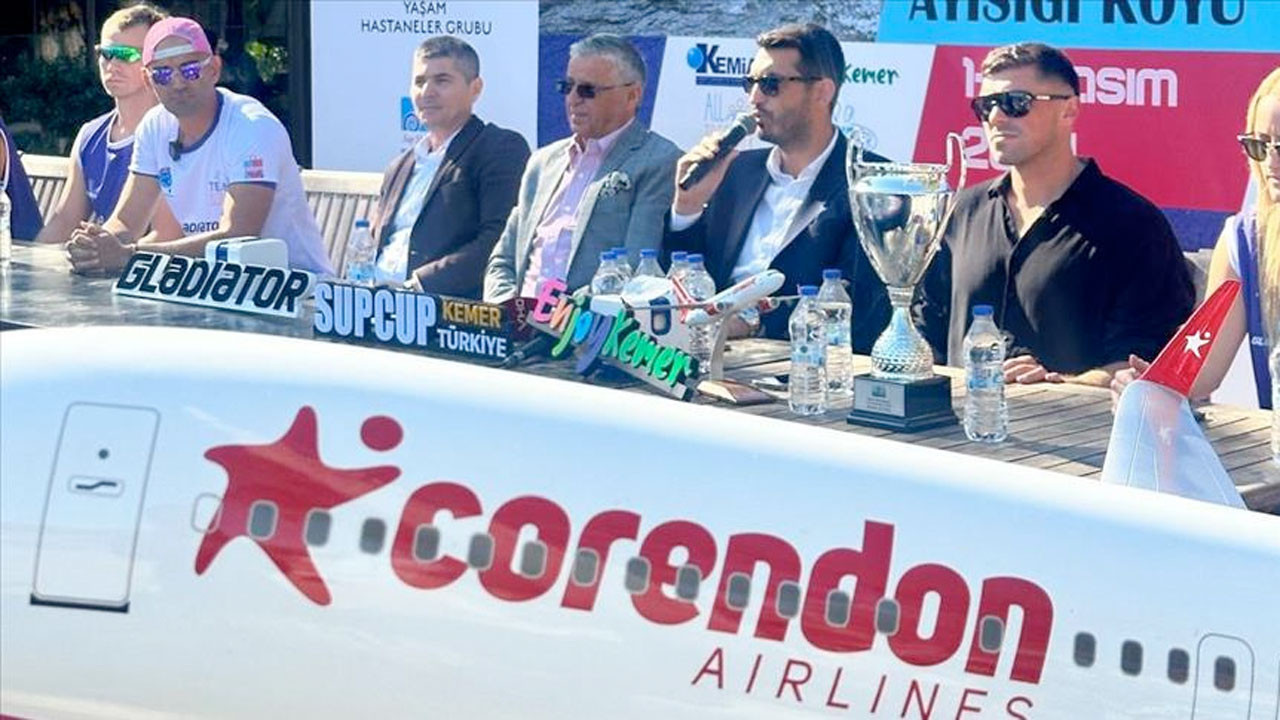 Corendon Airlines 3. Uluslararası SUP CUP Kemer'in ana sponsorluğunu üstleniyor