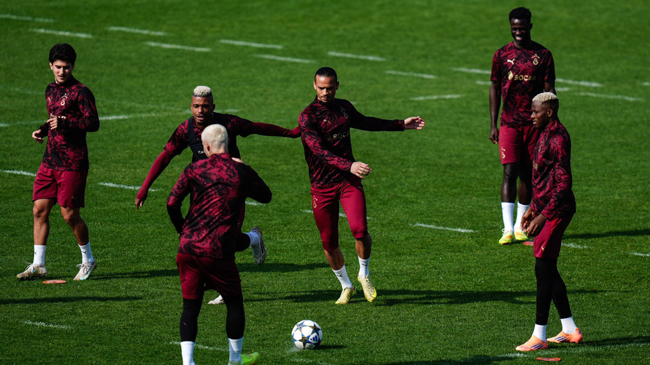 Galatasaray'da Ajax maçı hazırlıkları bitti! Son idmandan görüntüler Yunus Akgün...