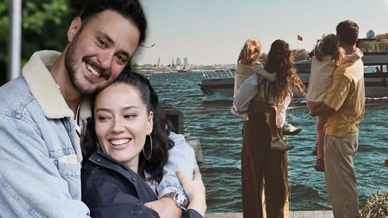 Ayrılıp tatile gitmişlerdi! Pelin Akil ve Anıl Altan çocuklarıyla Porto'da...