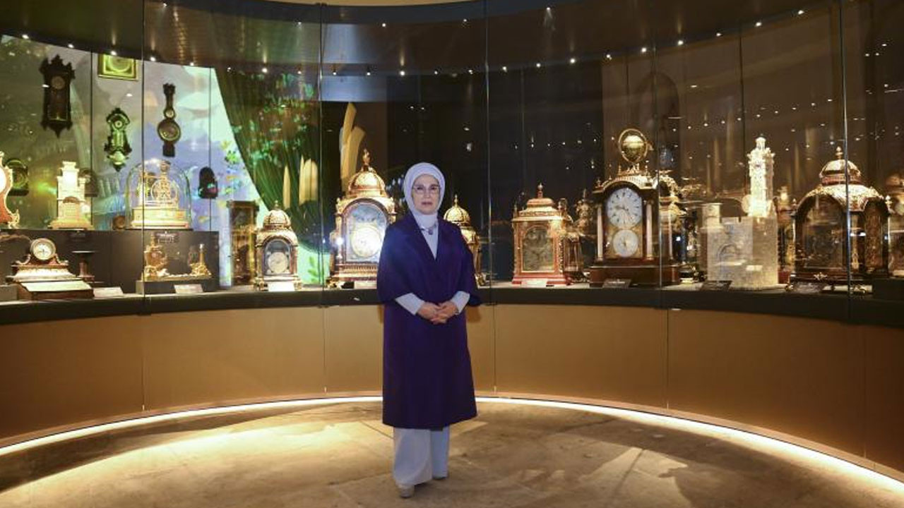Emine Erdoğan, Topkapı Sarayı Saat Müzesi'nin açılışına katıldı