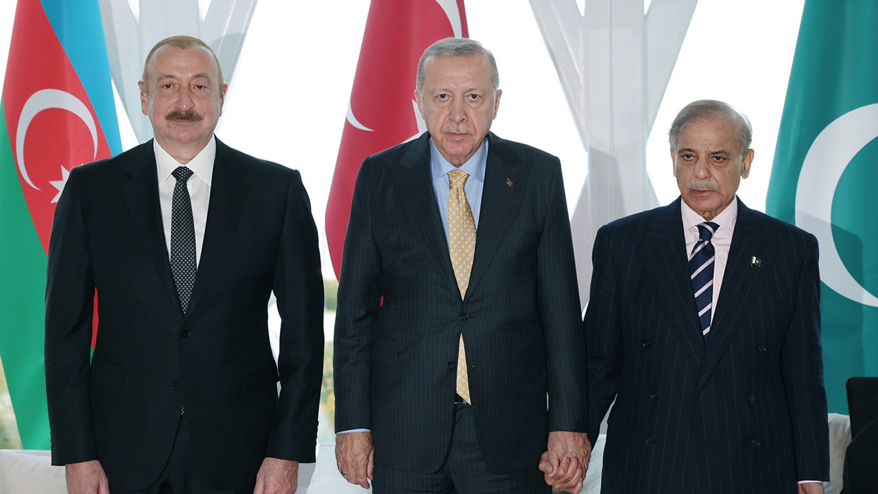 Cumhurbaşkanı erdoğan, Aliyev ve Şerif ile görüştü