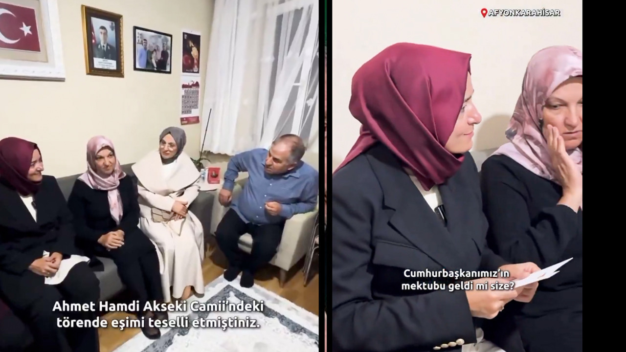 Fatma Betül Sayan Kaya'dan Afyon'da şehit ailelerine ziyaret