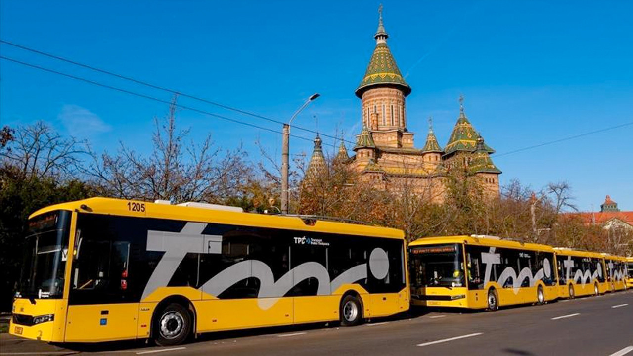 Romanya'da Bozankaya troleybüsleri tanıtıldı