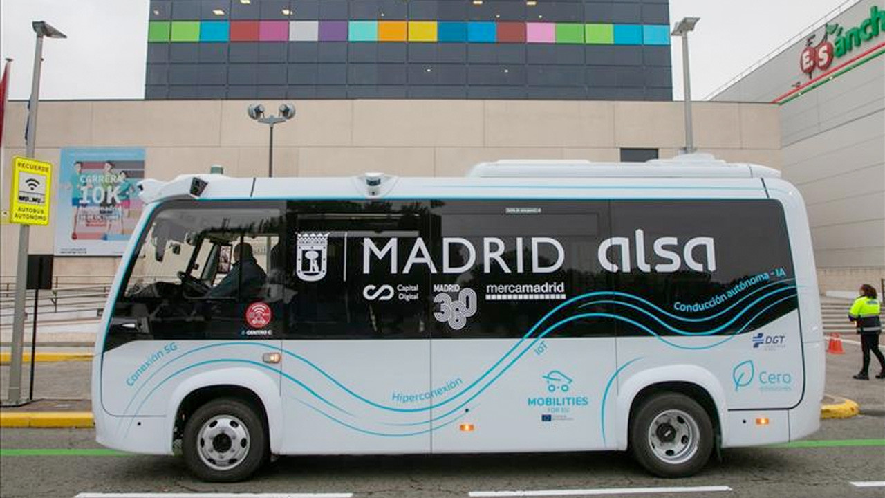 Otokar'ın otonom otobüsü İspanya'da yolcu taşımaya başladı