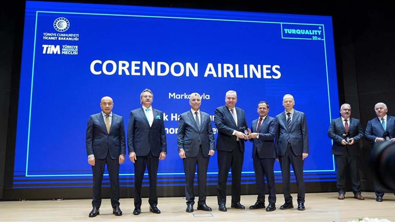 Corendon Airlines'a Turquality'den iki ödül