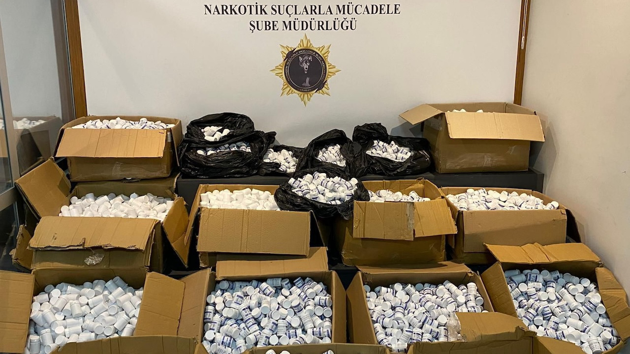 Samsun'da 350 bin uyuşturucu hap ele geçirildi