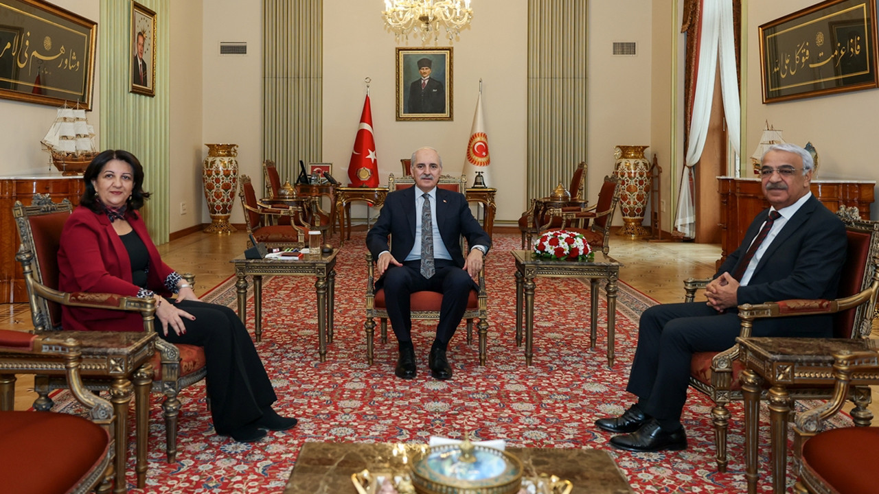 TBMM Başkanı Kurtulmuş, DEM Parti heyetini kabul etti