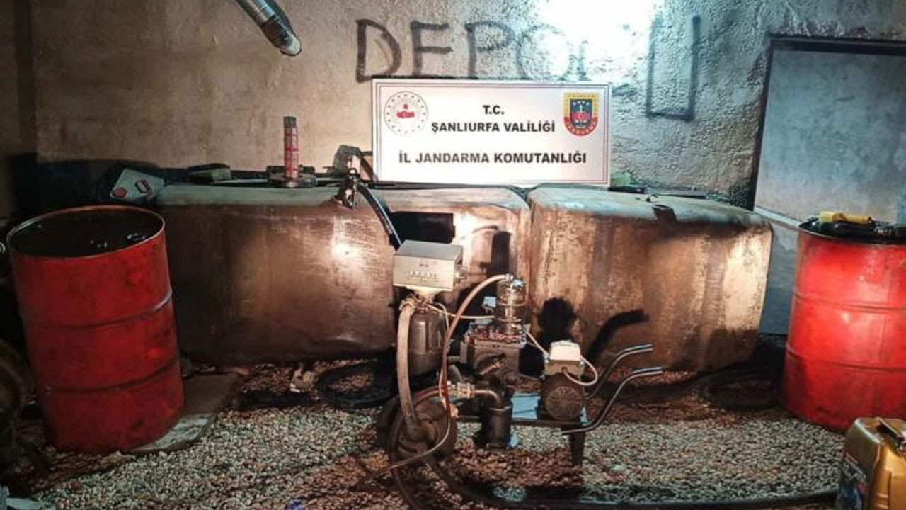 Şanlıurfa'da 1270 litre kaçak akaryakıt ele geçirildi
