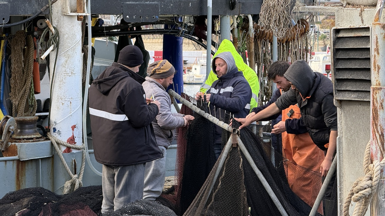 Tekirdağ'ı poyraz vurdu! Balıkçılar dinmesini bekliyor