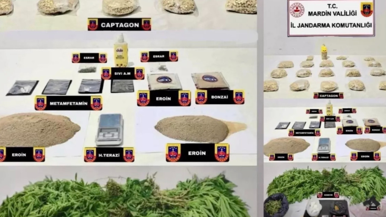 Mardin merkezli 3 ilde uyuşturucu operasyonu: 5 zanlı tutuklandı