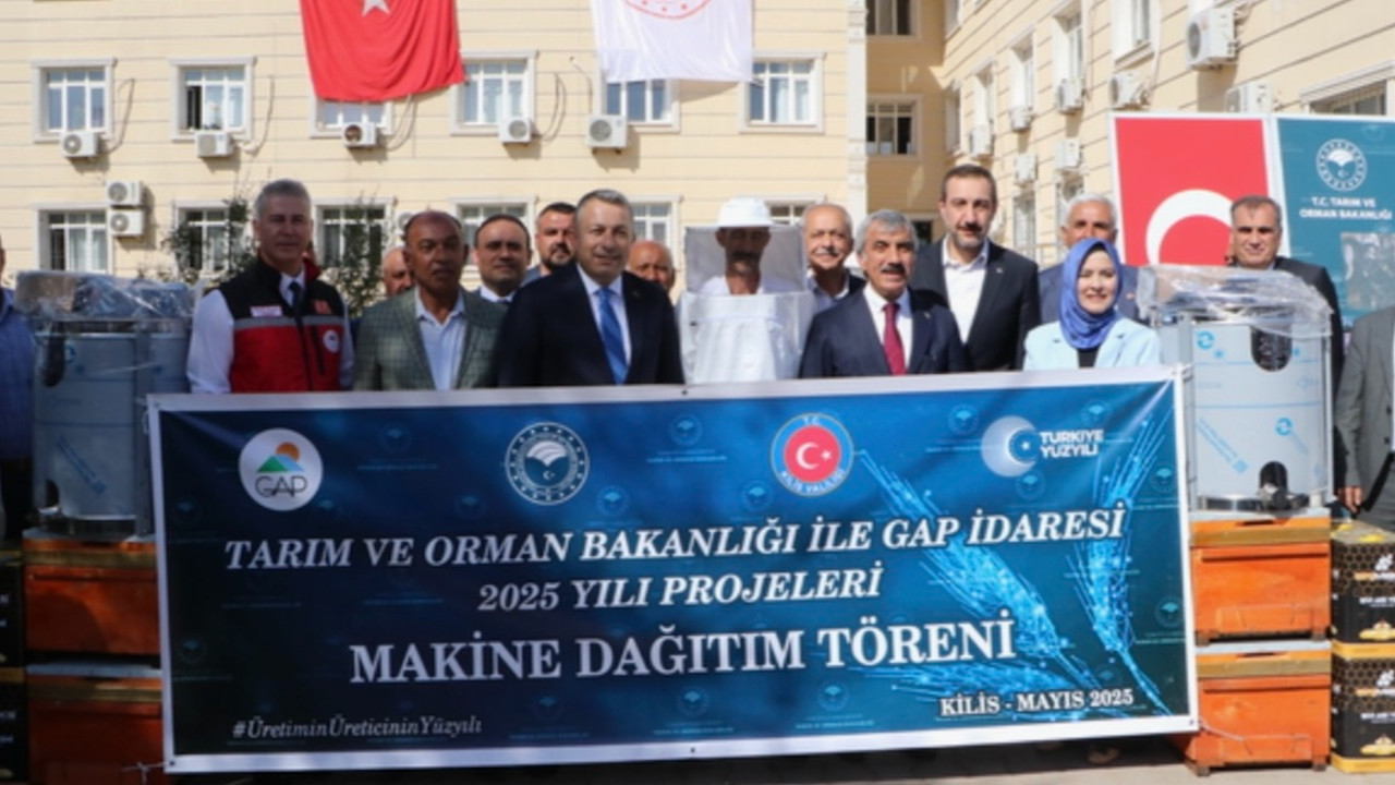 Kilis'te çiftçilere destek! Makine ve ekipman desteği sağlanacak