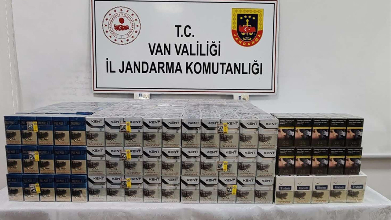 Van'da ruhsatsız silah ve gümrük kaçağı sigara ele geçirildi