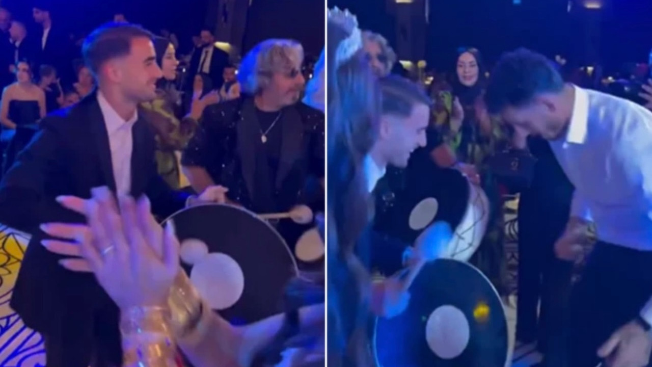 Samet Akaydın'ın düğününde Yunus Akgün'den davul şov!